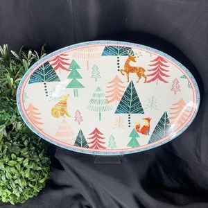 Fitz and Floyd hard to find 14” Cottage Christmas platter